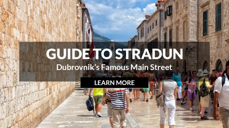 Dubrovnik’s Famous Main Street